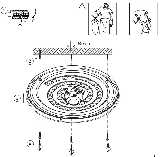 Paul Neuhaus Emilia LED Ceiling Light Instructions-fig2