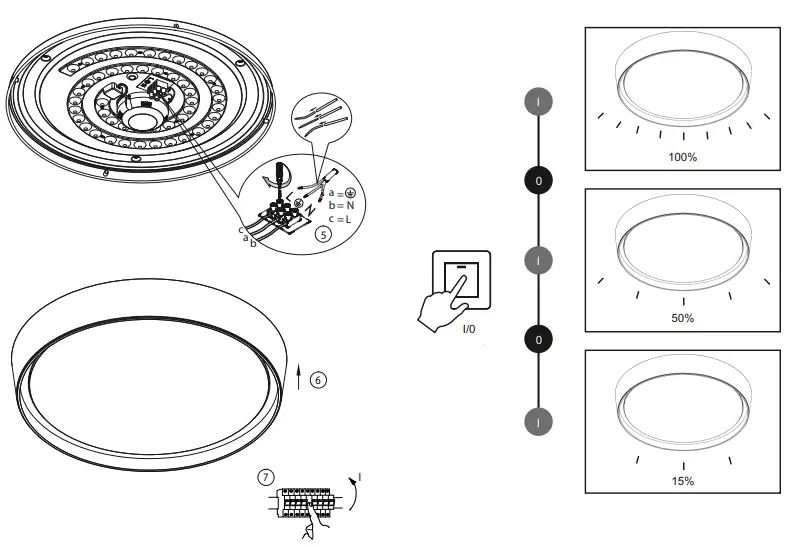 Paul Neuhaus Emilia LED Ceiling Light Instructions-fig3