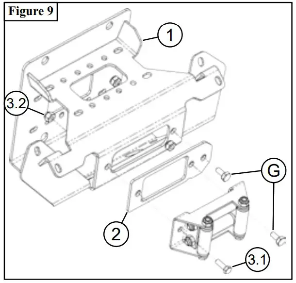 CYCLE GEAR 101955 Winch Mount - Figure 9