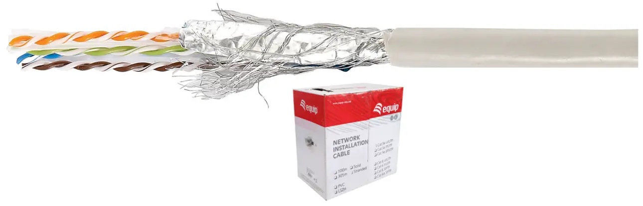 level one 401486 Cat 6 SF UTP Installation Cable