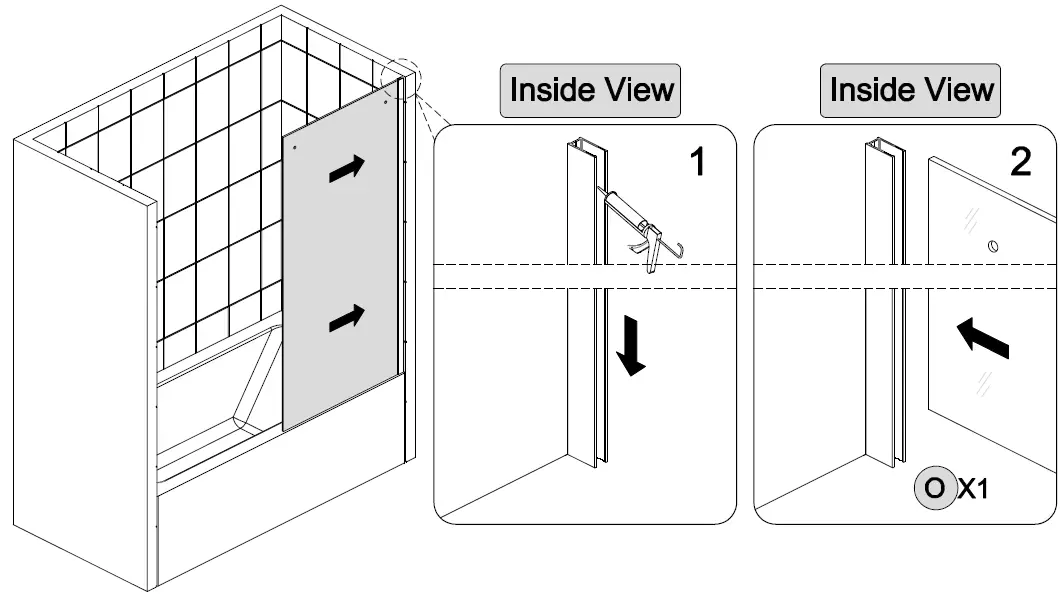 ES-DIY-KJFXSD5658CH08V1-58-60-Inch-W-x-58-Inch-H-Sliding-Semi-Frameless-Tub-Door-in-Chrome-with-Clear-Glass-fig-9