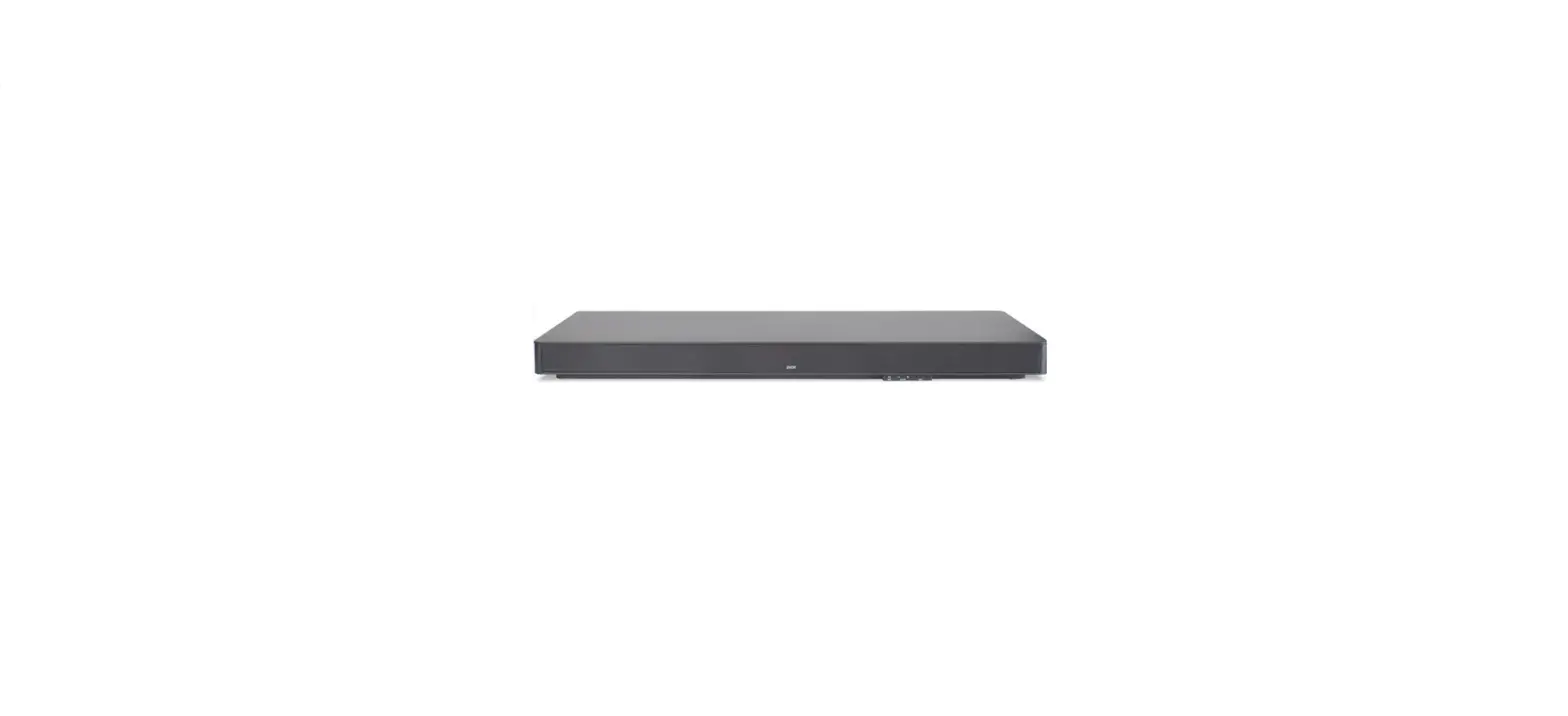Zvox Soundbase 770 Sound Bar Built-in Subwoofers User Manual