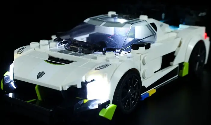 GAME OF BRICKS 76900 Light Kit for Koenigsegg Jesko
