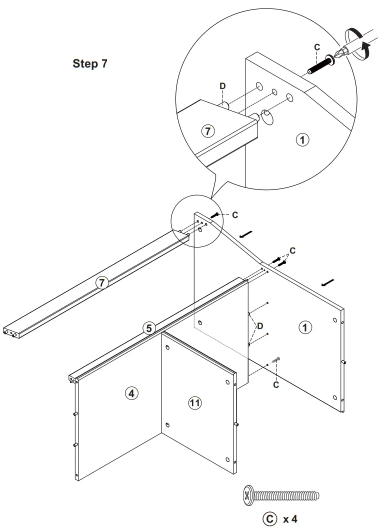 storkcraft 03210 30 Modern Convertible Changing Table - fig 7