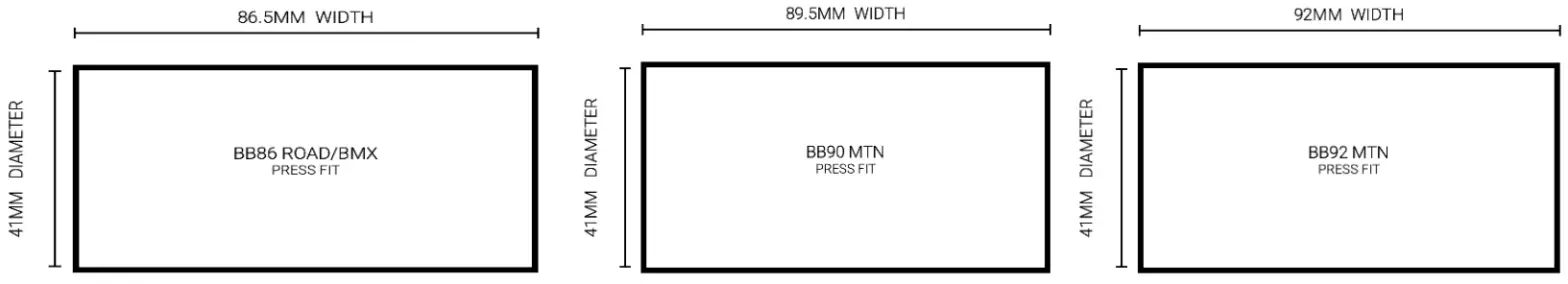 PRAXIS M24 BB86 Bottom Bracket - FRAME BB SPECS