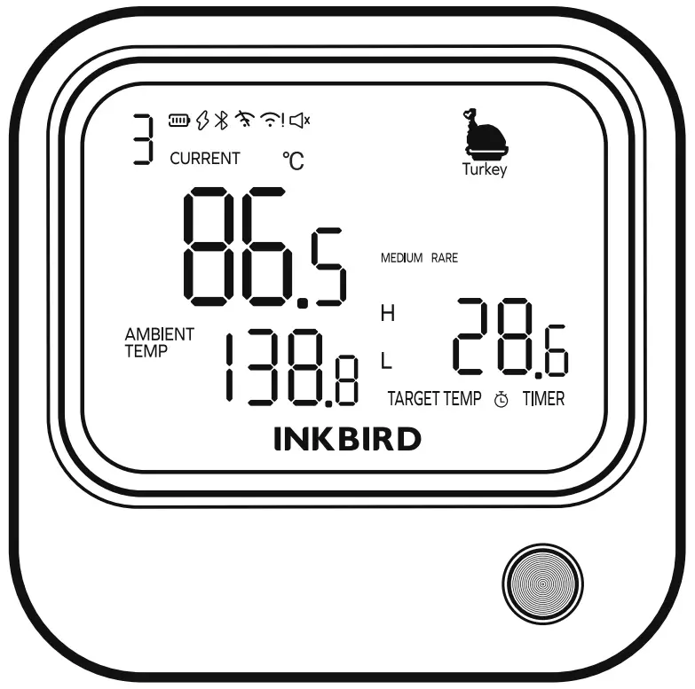 INKBIRD IBT-26S Bluetooth and WiFi Smart BBQ Thermometer