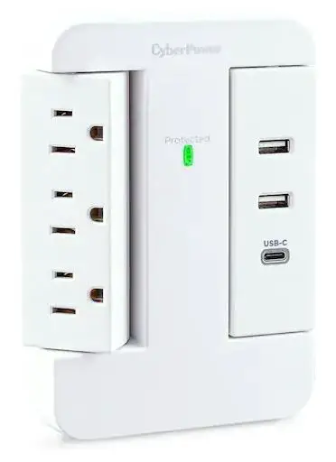 CyberPower-3-Outlet-Surge-Protector-with-3-USB-Ports-product