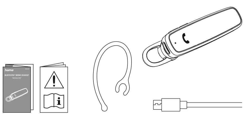 hama 00184148 MyVoice 700 Bluetooth Mono Headse fig 2