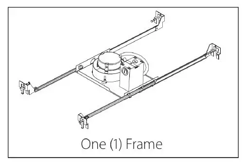 NICOR-DLR4V5-FRAME-Recessed-LED-Downlight-System-FIG-1
