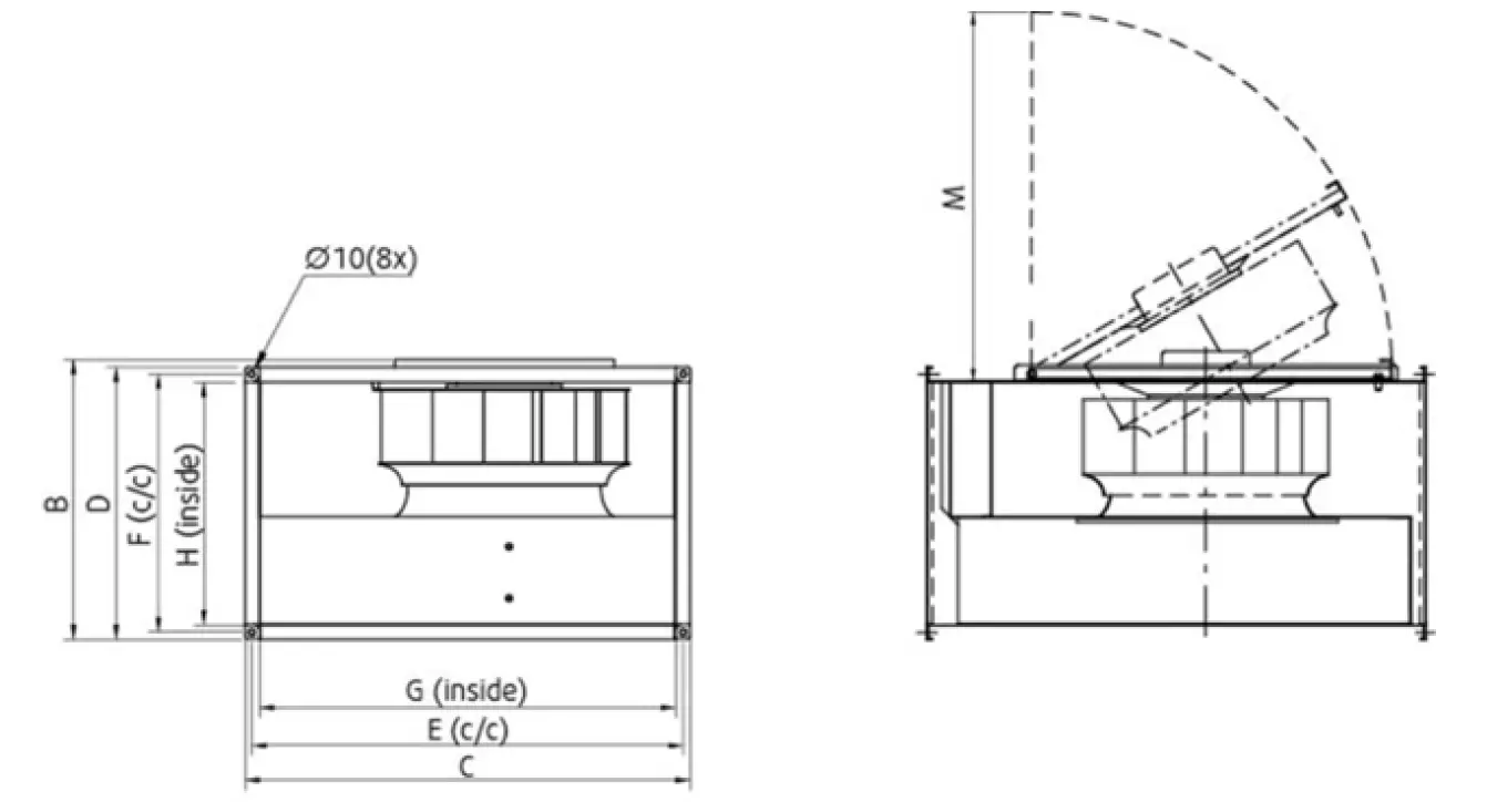 systemair RS 100-50 EC SILEO EC Rectangular Dust Fans 2