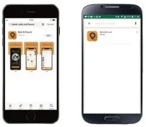 FIG 4 Installing the Safe & Found App and Creating