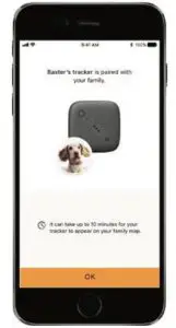FIG 5 Connecting Your Tracker to Your Safe & Found Account