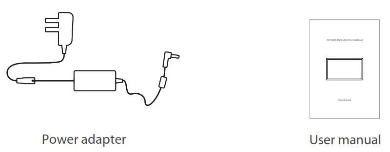 Shenzhen Electron Technology E0038 Interactive Digital Signage - Package Contents 2