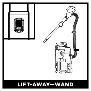 LIFT-AWAY—WAND