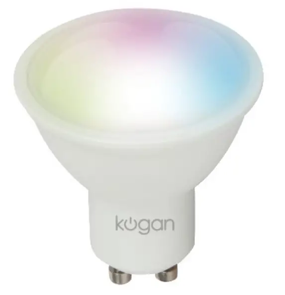 kogan KAGU10RGB1B Smarterhome 5W Colour and Cool or Warm White Smart Bulb -