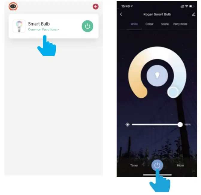 kogan KAGU10RGB1B Smarterhome 5W Colour and Cool or Warm White Smart Bulb - Fig4