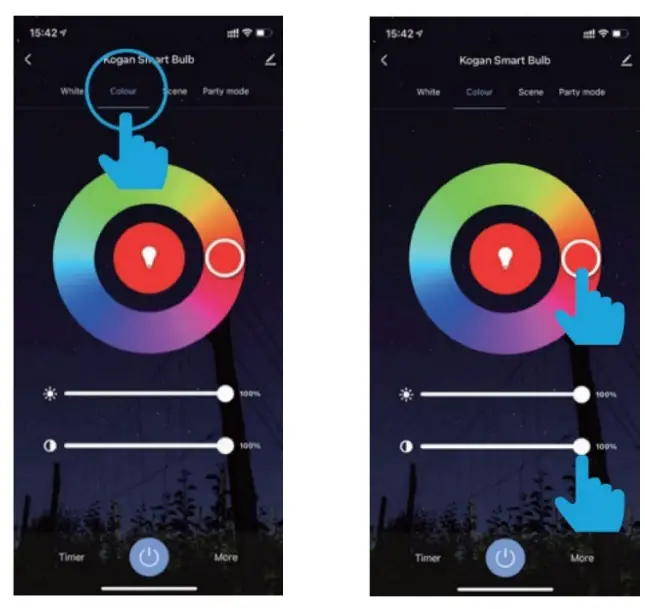 kogan KAGU10RGB1B Smarterhome 5W Colour and Cool or Warm White Smart Bulb - Fig6