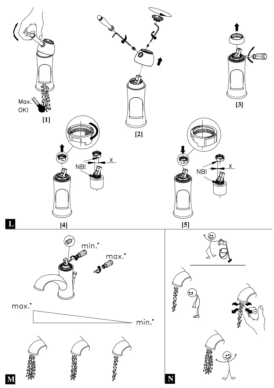 damixa Tradition Polished Copper PVD Kitchen Mixer - Figure 4