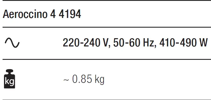 NESPRESSO AEROCCINO 4 Milk Frother 10