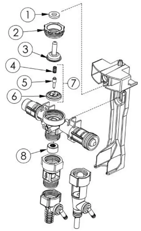 DEMA 800 Series Dilution-At-Hand Extreme Chemical Dispenser - fig 13