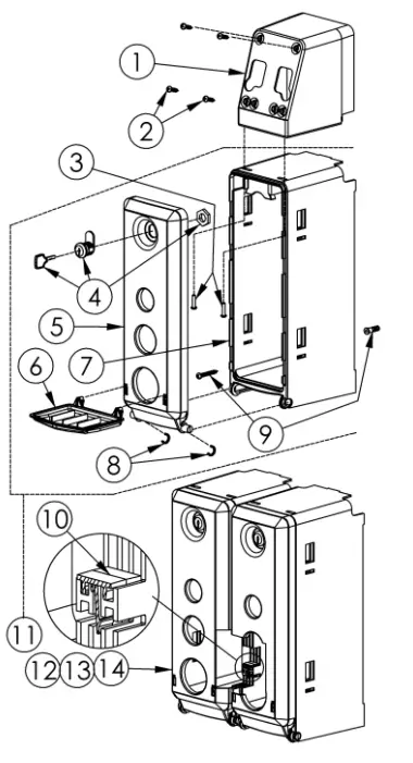DEMA 800 Series Dilution-At-Hand Extreme Chemical Dispenser - fig 18