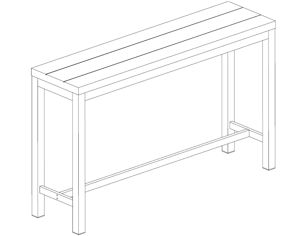 ASHLEY D320-223 Furniture Counter Height Dining Table 5