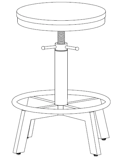 ASHLEY D320-223 Furniture Counter Height Dining Table 8