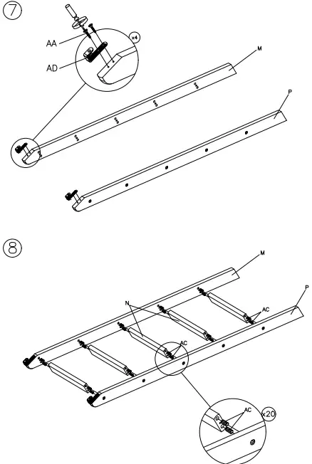 ASHLEY B733-58R Twin Over Full Bunk Bed with 1 Large Storage Drawer-FIG7
