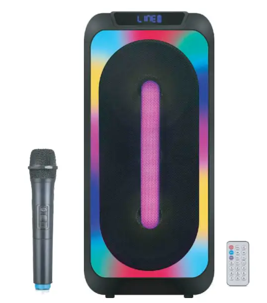 QFX-LMS-100-Dual-8-Inch-Portable -PA-Speaker-PRODUCT