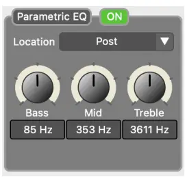 Parametric Equalizer Module