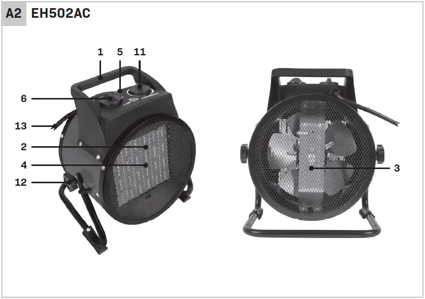 VONROC-EH501AC-Electric-PTC-Fan-Heater-fig- (2)