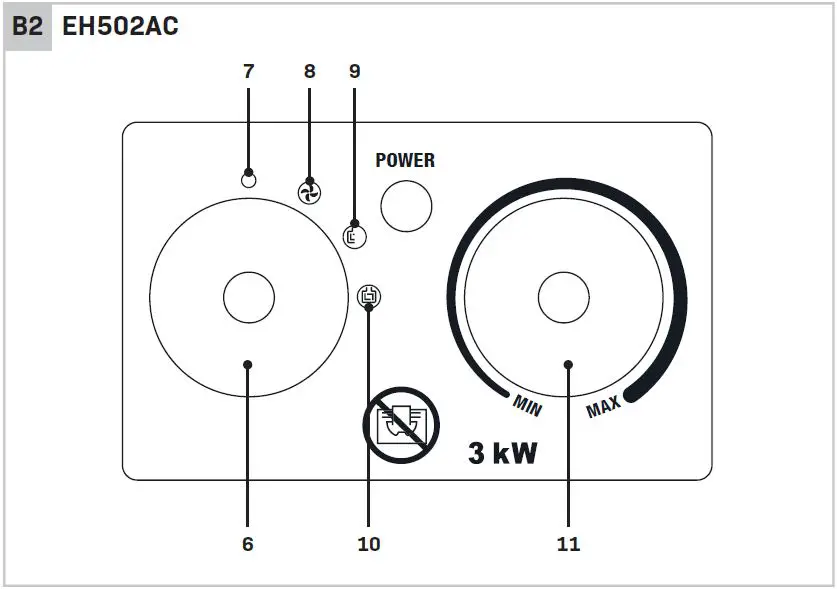 VONROC-EH501AC-Electric-PTC-Fan-Heater-fig- (4)