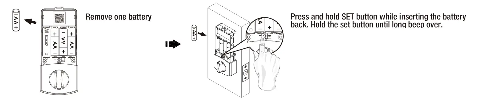 Taymor 33-D5030BL Centinel 3 Digital Lock - RESTORE TO FACTORY SETTINGS