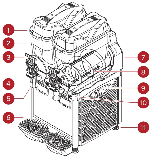 CARNIVAL KING 382SM1 Frozen Beverage Dispenser-fig1