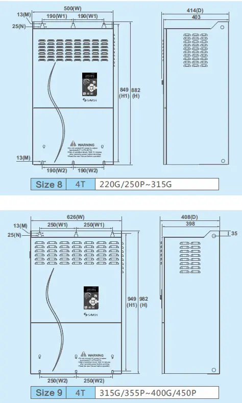 SAVCH S3100 A E Series Inverter General Vector Control 18