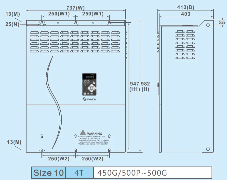 SAVCH S3100 A E Series Inverter General Vector Control 19