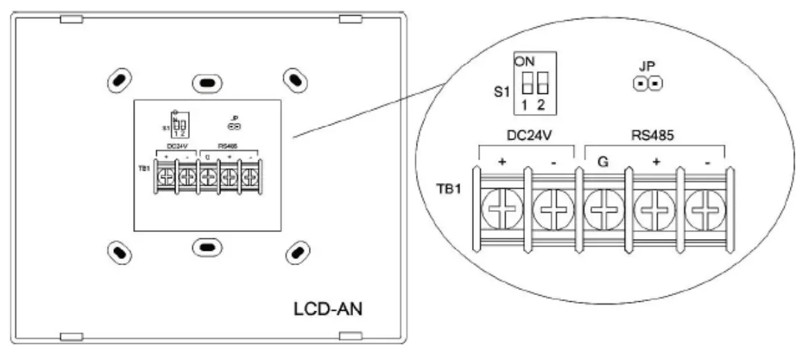 POTTER LCD-AN LCD Annunciator - fig 2