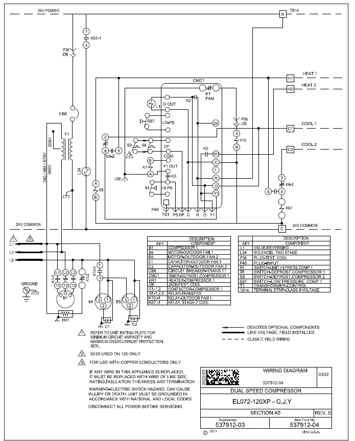 LENNOX Elite ELXP Series 6, 7.5 Heat Pumps 14