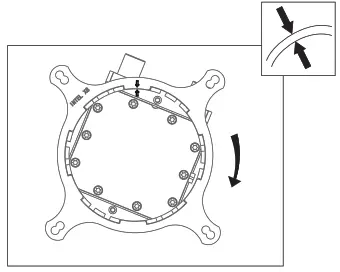 Xilence XC980 ARGB LED Water Coolers - INTEL MOUNTING