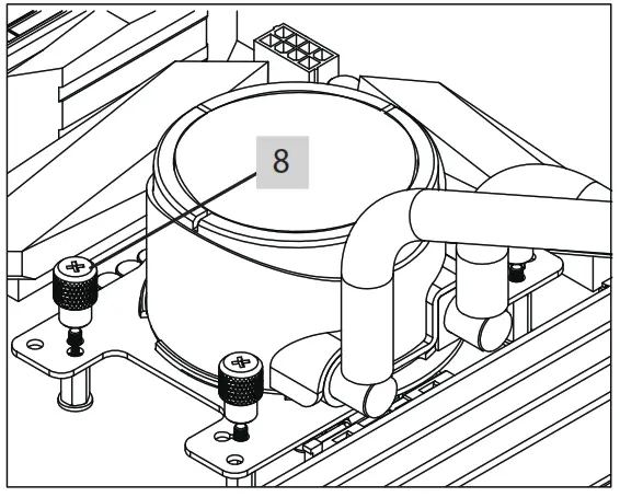 Xilence XC980 ARGB LED Water Coolers - block using