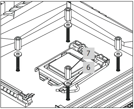 Xilence XC980 ARGB LED Water Coolers - long screws