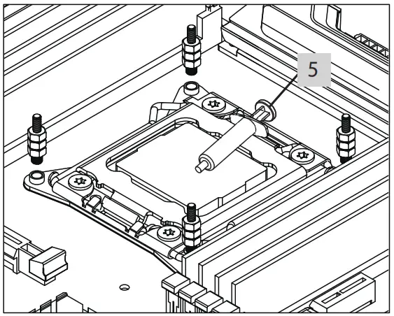 Xilence XC980 ARGB LED Water Coolers - rease onto the surface