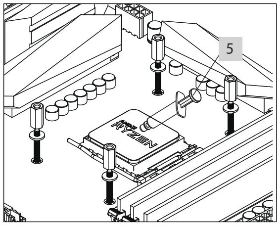 Xilence XC980 ARGB LED Water Coolers - thermal grease2