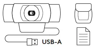 logitech C920s Pro HD Webcam - WHAT’S IN THE BOX