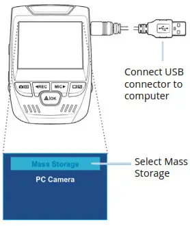 ReXiNG Dash Cam V1 Basic - To playback a video 1