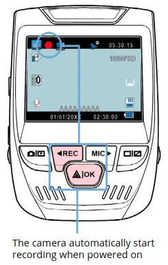 ReXiNG Dash Cam V1 Basic - Video Recording