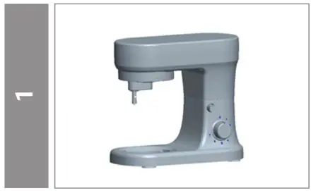 BluMill SL-9831 Stand Mixer -Place the appliance