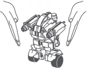 How to turn Mi Robot Builder on B