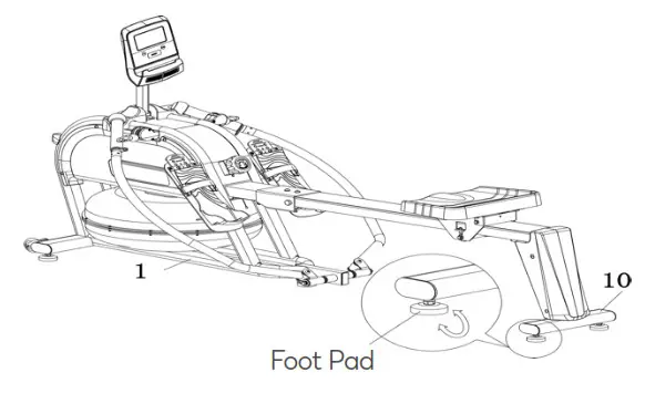 kogan FSWMHMR600A Water and Magnetic Hybrid-Foot pad