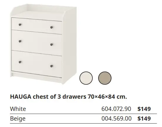Chests of drawers 1